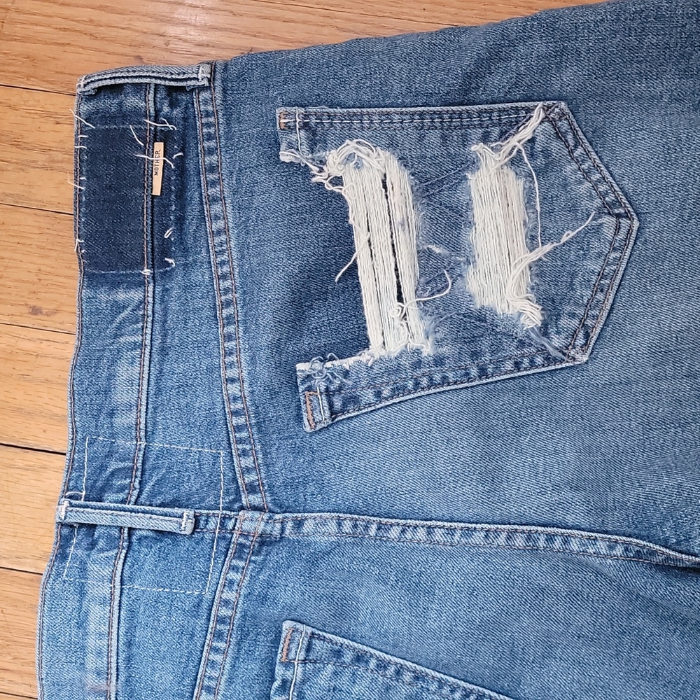 NWT MOTHER SUPERIOR  The Dutchie Short Fray - Picture 3 of 12